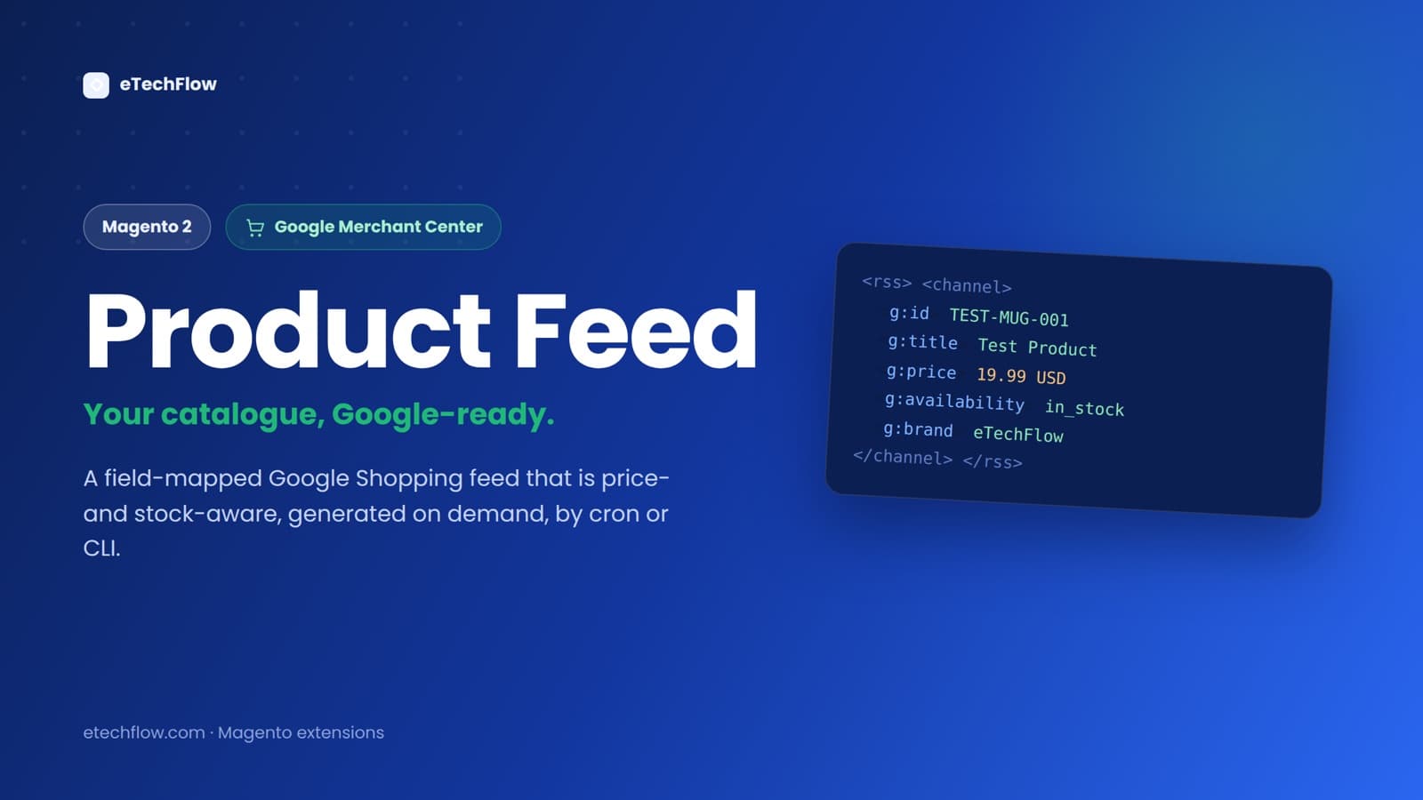 Google Shopping Product Feed preview