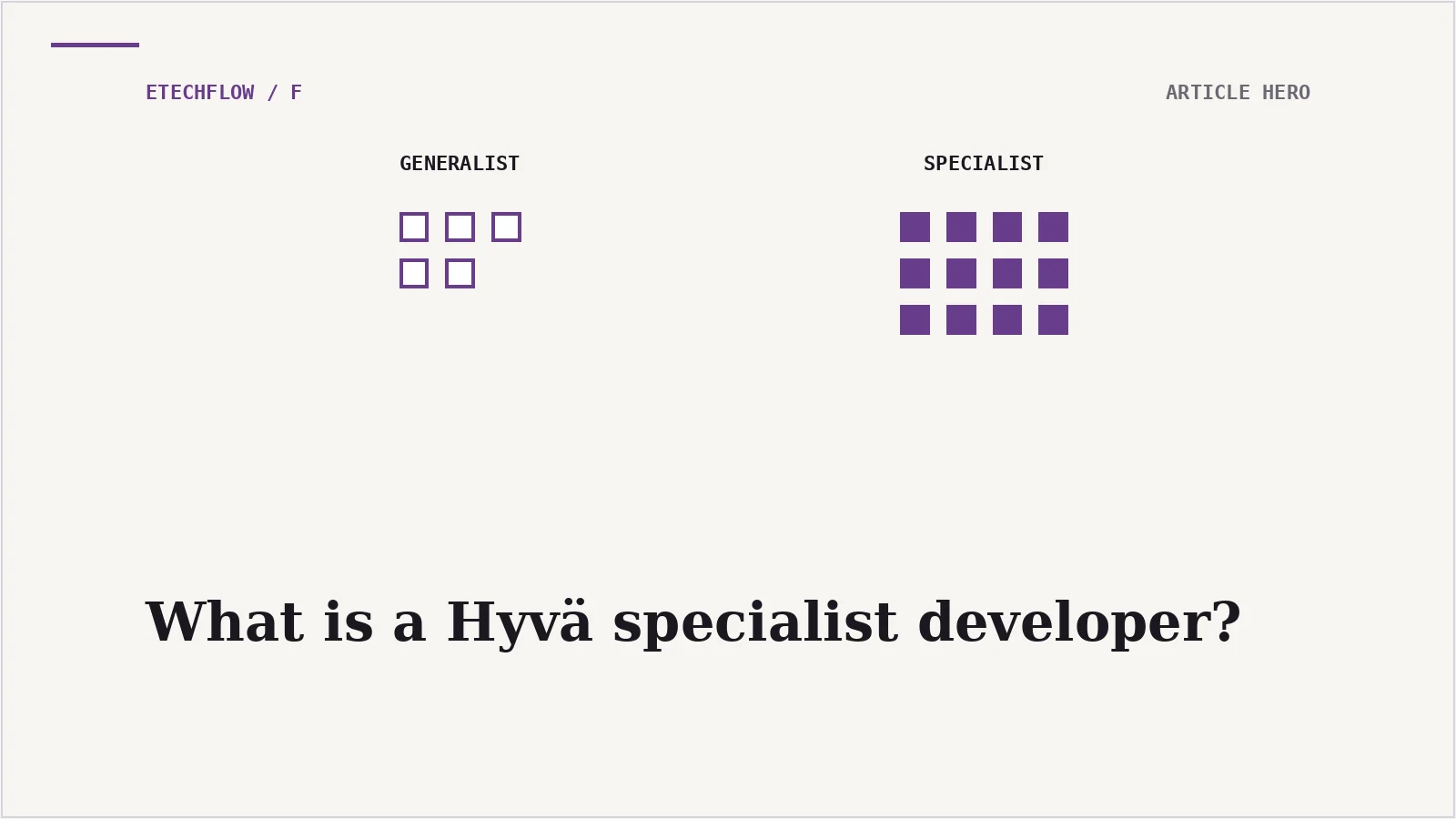 What is a Hyvä specialist developer? And do you need one?
